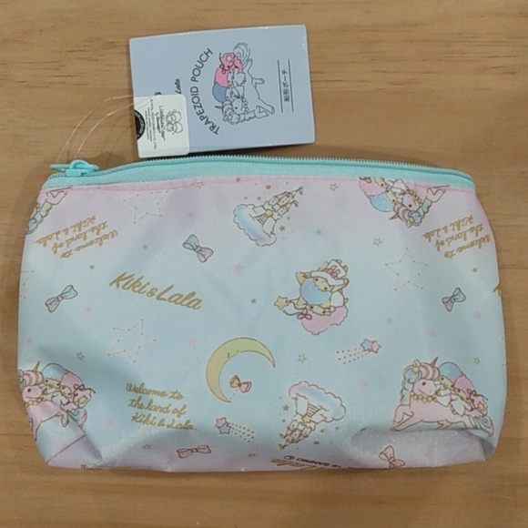 New Sanrio Little Twin Stars Trapezoid Cosmetic bag Case pouch Travel Pencil Cas - Picture 3 of 8